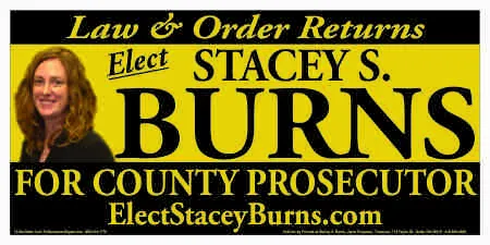 County Prosecutor Campaign Election Signs 