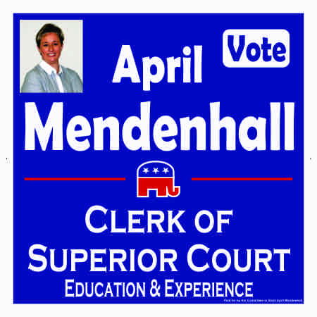 Clerk of Superior Court Lawn Signs
