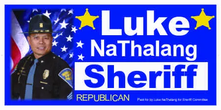 Republican Sheriff Election Signs 