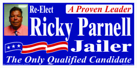 Re-Elect Jailer Election Signs
