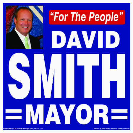Mayor Campaign Election Signs
