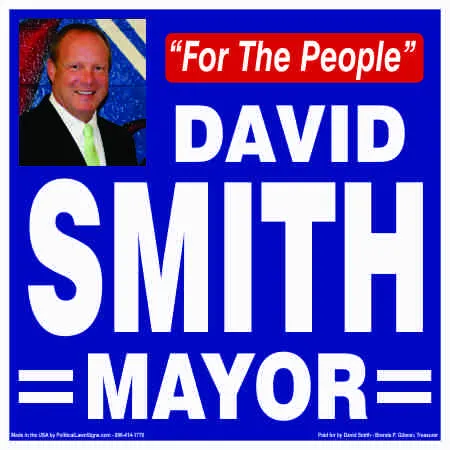 Mayor Campaign Election Signs 