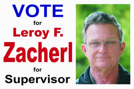 Vote for Supervisor Lawn Signs 