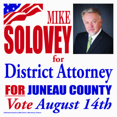 District Attorney Political Lawn Signs
