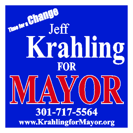 Campaign Signs for Mayor Election
