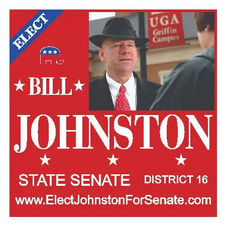 Lawn Signs for State Senate Candidate 