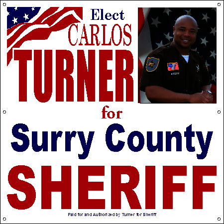 Campaign Signs for Sheriff
