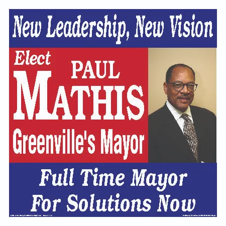 4x4 Mayor Election Yard Signs 