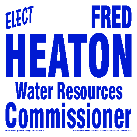 Election Sign for Commissioner
