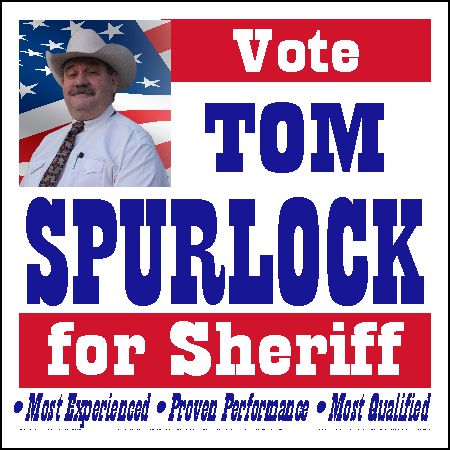 Campaign Road Signs for Sheriff
