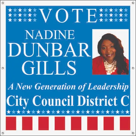 City Council Election Signs 