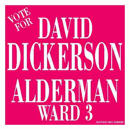 Alderman Election Yard Signs

