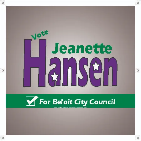 City Council Campaign Election Signs