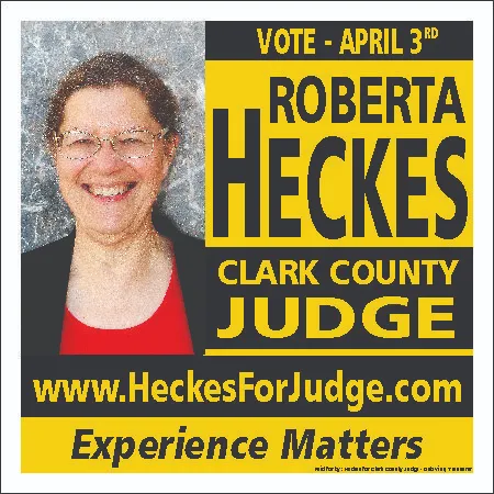 County Judge Campaign Election Signs