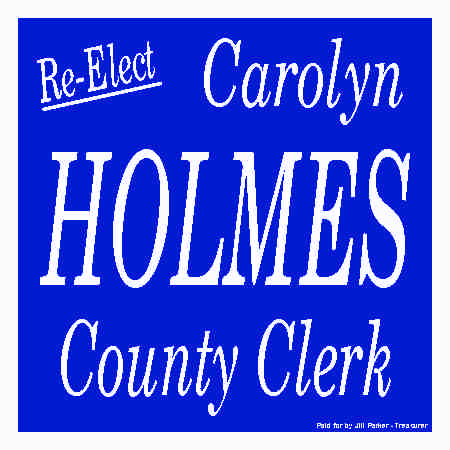 Country Clerk Election Signs
