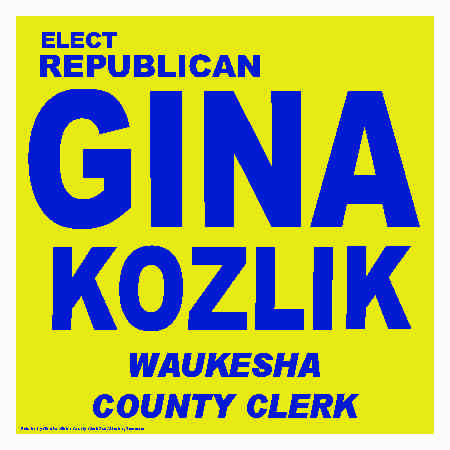 Yard Sign to Elect County Clerk
