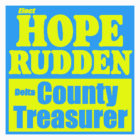 Yard Sign to Elect County Treasurer
