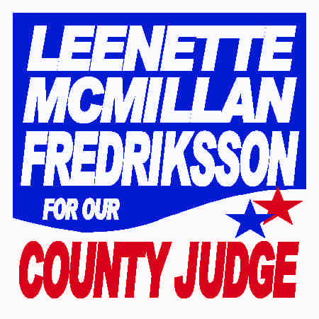 Yard Sign to Elect County Judge
