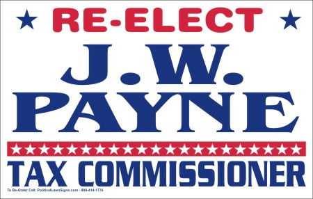 Tax Commissioner Election Signs
