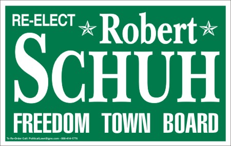 Town Board Political Lawn Signs