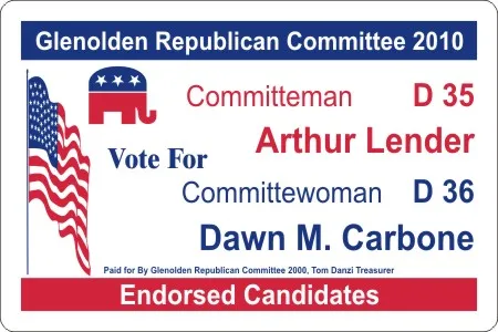 Political Lapel Stickers