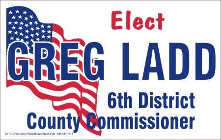 County Commissioner Election Signs