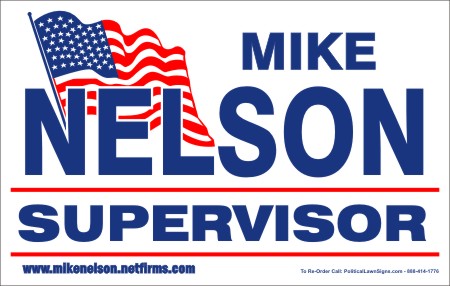 Supervisor Election Lawn Signs