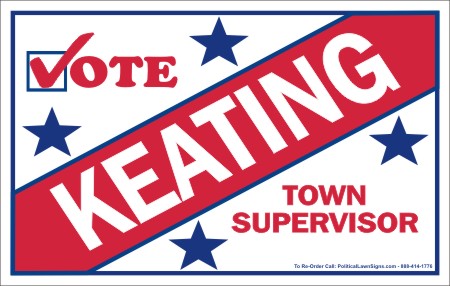 Town Supervisor Election Signs