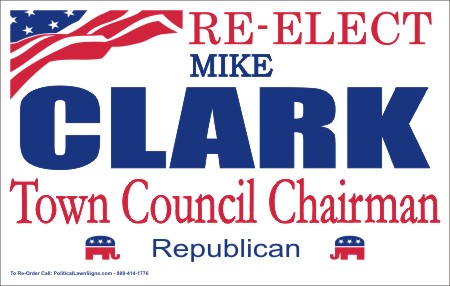 Town Council Chairman Election Signs
