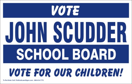 School Board Election Signs
