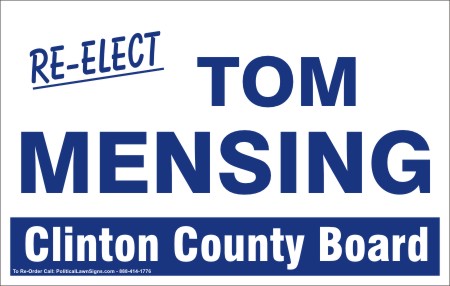 County Board Campaign Election Signs
