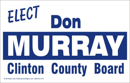 County Board Election Signs
