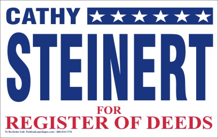 Register of Deeds Campaign Yard Signs
