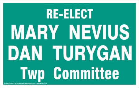 Reelect TWP Election Sign
