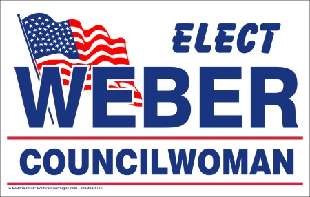 Councilwoman Election Signs