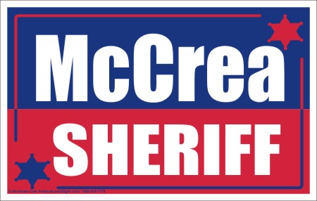 Election Signs for Sheriff
