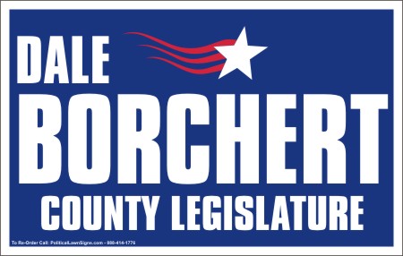 County Legislature Election Signs
