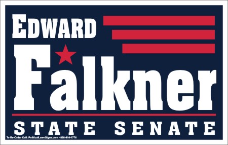 State Senate Campaign Election Signs
