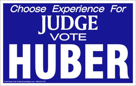 Vote Judge Election Signs
