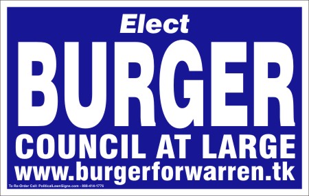 Elect Council at Large Signs
