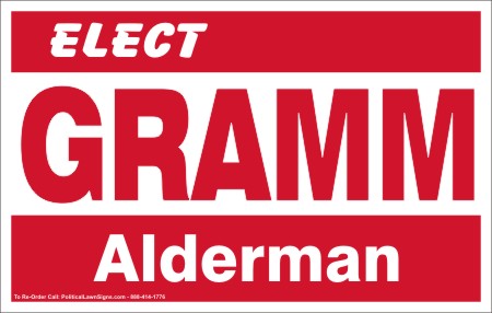 Elect Alderman Campaign Sign
