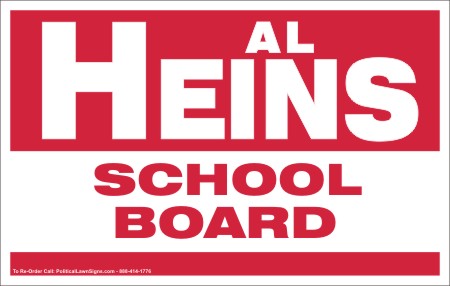 School Board Campaign Yard Signs
