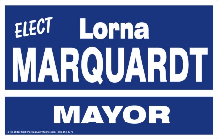 Mayor Election Yard Signs
