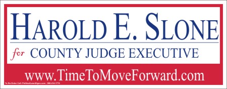 County Judge Executive Election Sign
