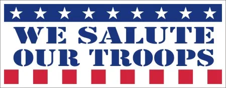 Support the Troops Signs 