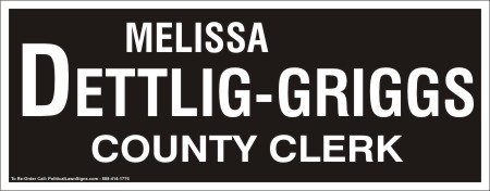 County Clerk  Election Signs
