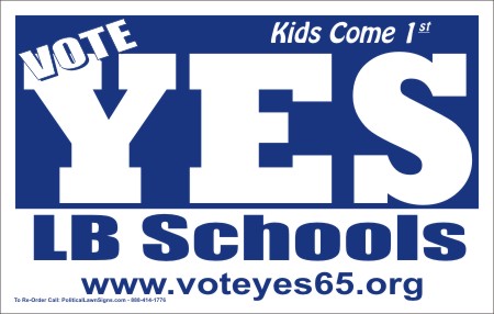 Vote Yes Signs