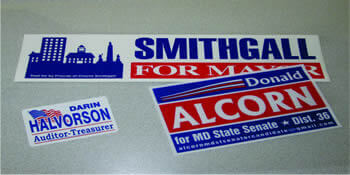 Political Campaign Stickers