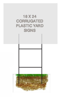 Corrugated Sign Holder