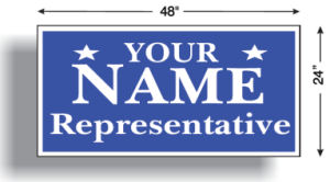 Political Lawn Signs